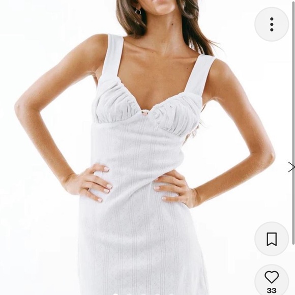With Jean Dresses & Skirts - with jean CHER dress pointelle
